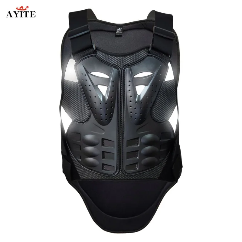 Motorcycle Vest Armor Spine Chest Back Protector Motorcross Motorcycle Body Armor Back Spine Protective Gear