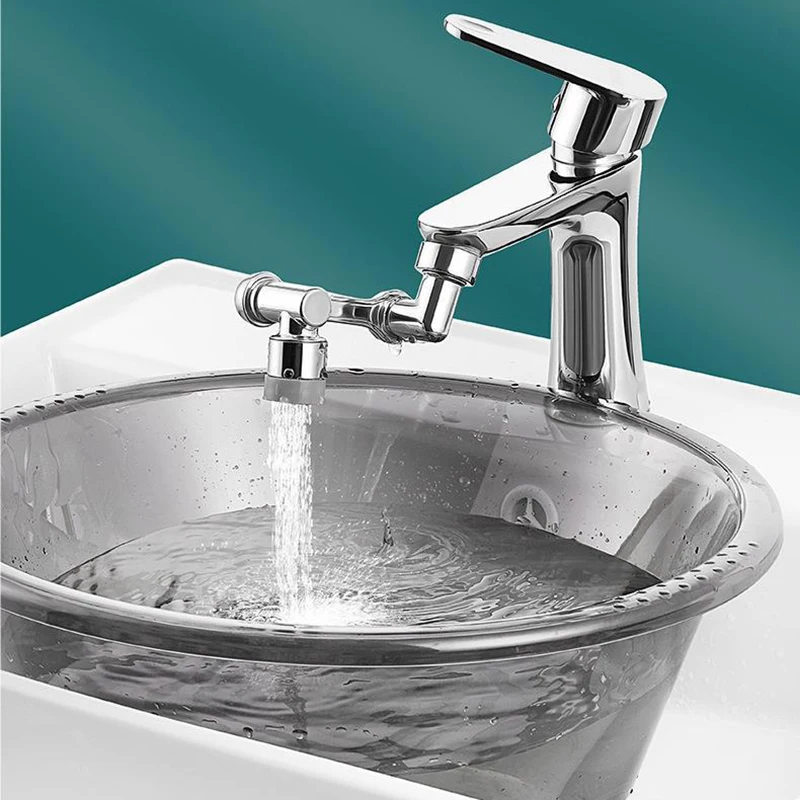 1080° Universal Rotation Faucet Sprayer Head 22/24mm Adaptor Washbasin Faucet Extender Aerator Bubbler Nozzle Kitchen Tap 4