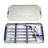 Ensemble de Kerrison Rongeur rotatifs, instruments orthopédiques vétérinaires, instruments neurochirurgicaux de la colonne vertébrale 1