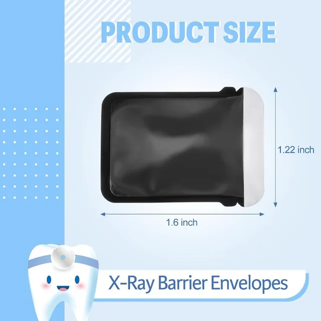 Buste Protettive Per Sensori Dentali Buste Barriera Monouso Per Raggi X Digitali Dentali - Formati #0, #1, #2 Per Fosfori Pannello Forex 3 Mm - Foto 9
