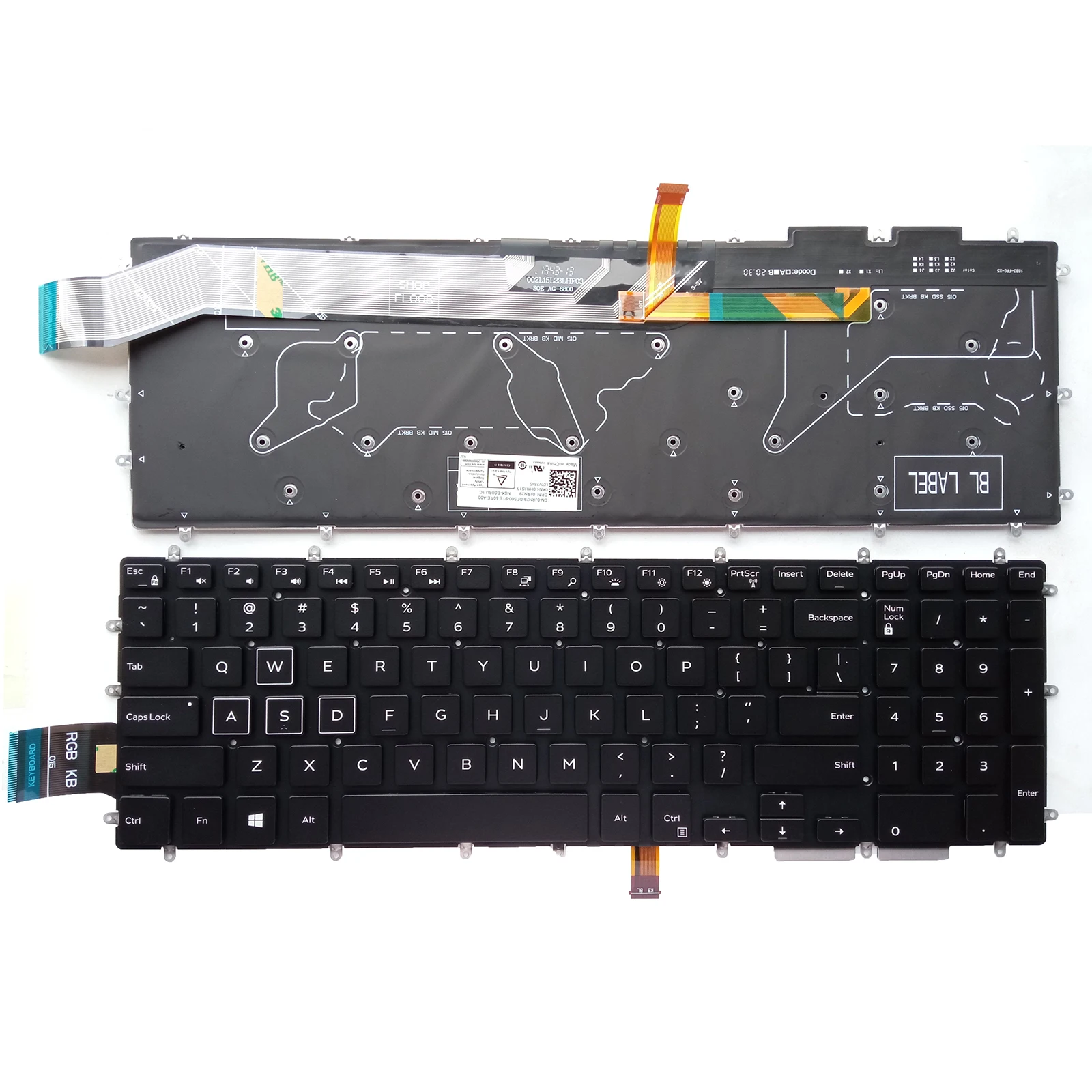 Nuovo Per Dell Inspiron Dell G3 15 3590 G3 5590 P89 M15 2019 Tastiera Usa Retroilluminata