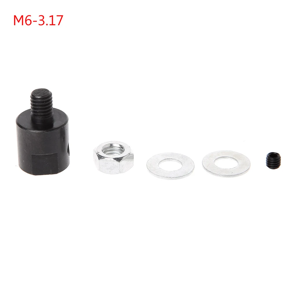 

1 Set Of Motor Shaft Coupling 3.17/4/5/6/8mm Diameter 6mm Blade Inner Steel Motor Shaft Coupler Sleeve Saw Blade Coupling Chuck
