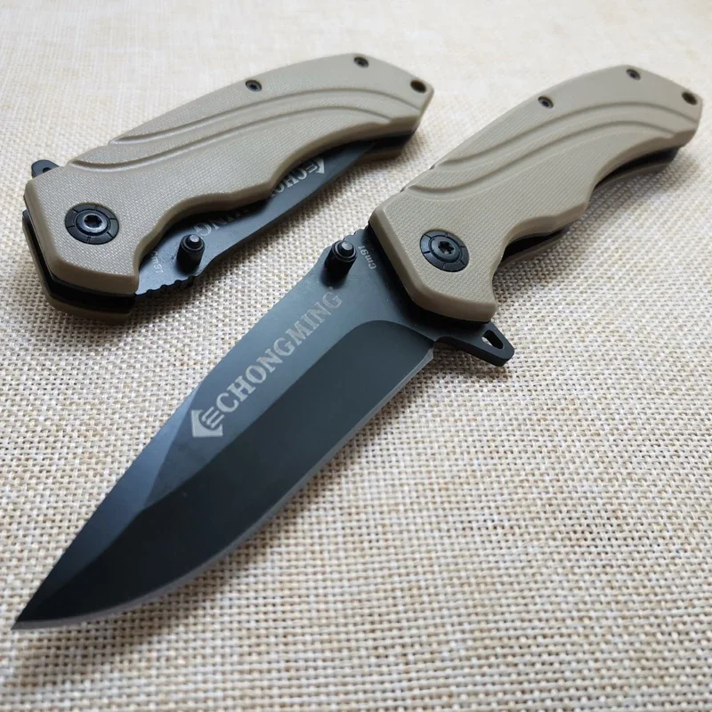 

7.83'' Folding Pocket Knife Outdoor Survival Tactical Knife Camping Hiking Hunting Knives for Self-defense EDC Rescue Multi Tool