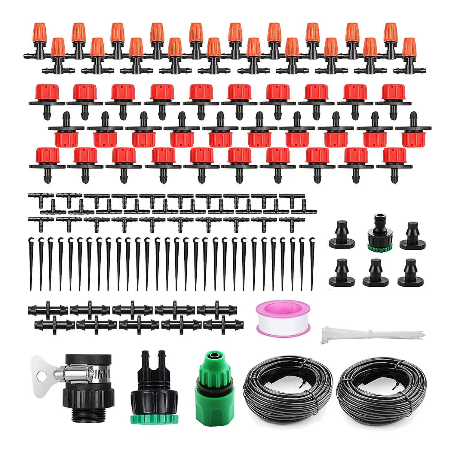 

Garden Irrigation System Mini Drip Irrigation Kit 30 M Garden Automatic Watering Drip Irrigation Watering System