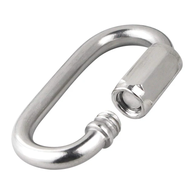 Multifunctional 304 Stainless Steel Carabiner