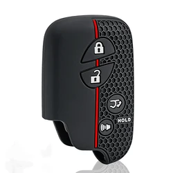 Premium Car Key Cover for Lexus and Toyota Vehicles (Black)