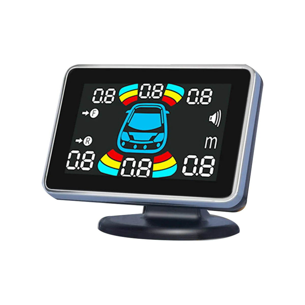 

Parking Sensors Reversing Radar Detector with 8 Sensors Front and Rear Mounted 8 Probes Parking