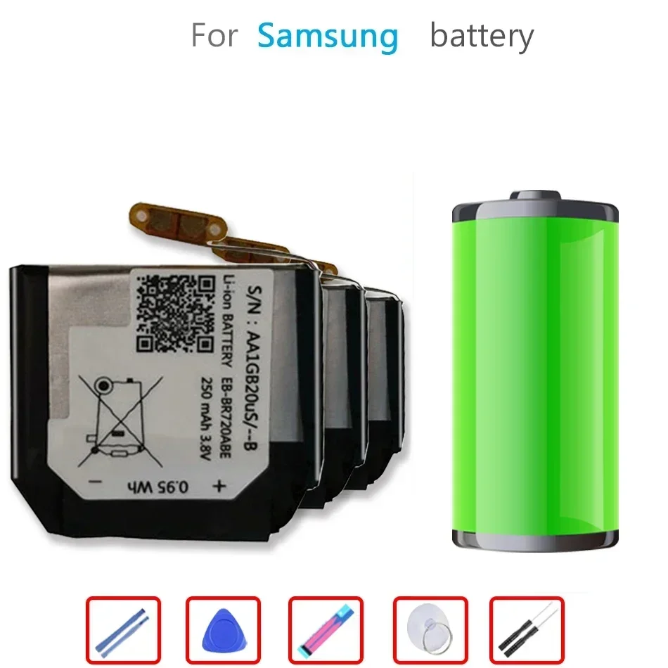 Batteria Eb-Br720Abe 250Mah Per Samsung Gear S2 S 2 Classic R732 Br720 Cellulare