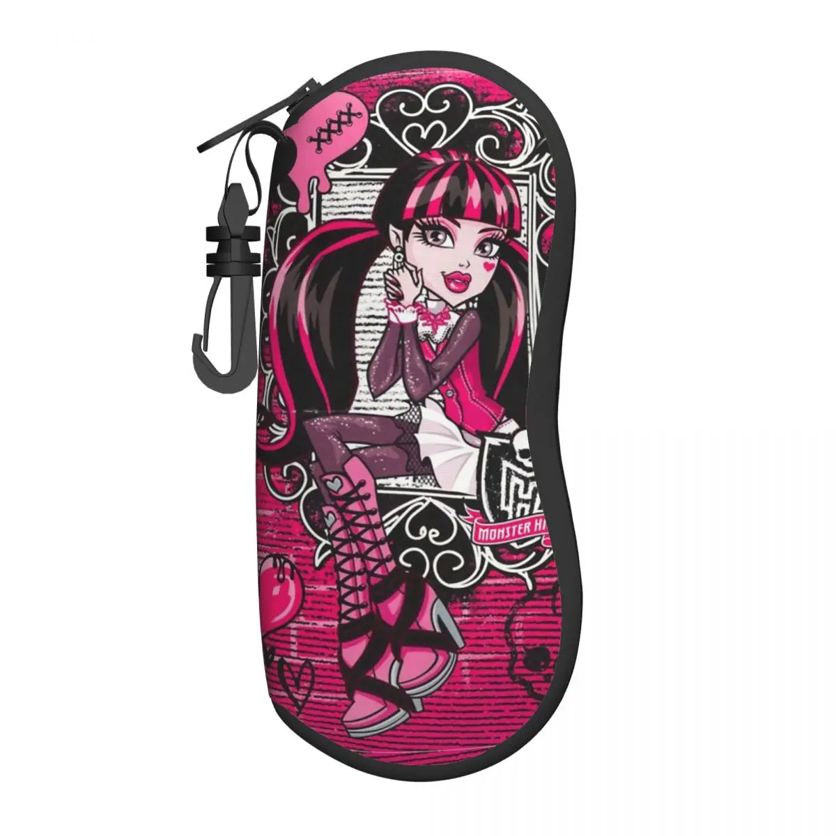 Draculaura Poster Glasses Case New Monster High Glasses Storage Box Office Occhiali Da Sole Box