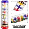 1Pc Rainmaker Musical Toy, Rain Stick Bell Hand Shaking Toy Montessori Sensory Toy Educational Baby Instrument Toy 5