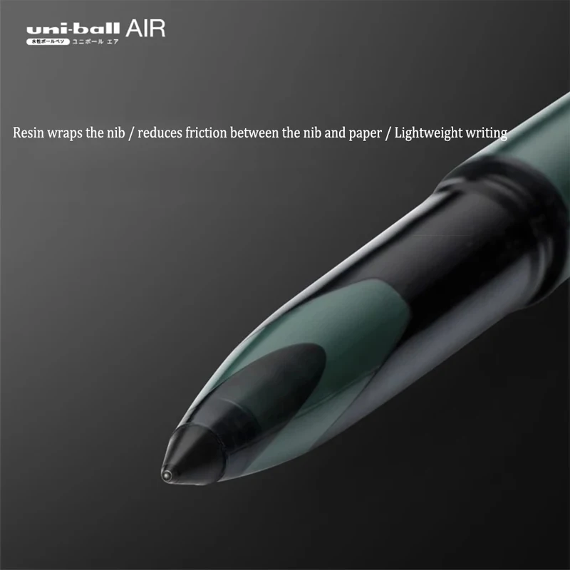 Uni-Ball Air Roller Ball Gel Pen UBA-188/UBA-188C Black Technology Free Ink Control Straight Liquid Signature Pen 0.7/0.5mm