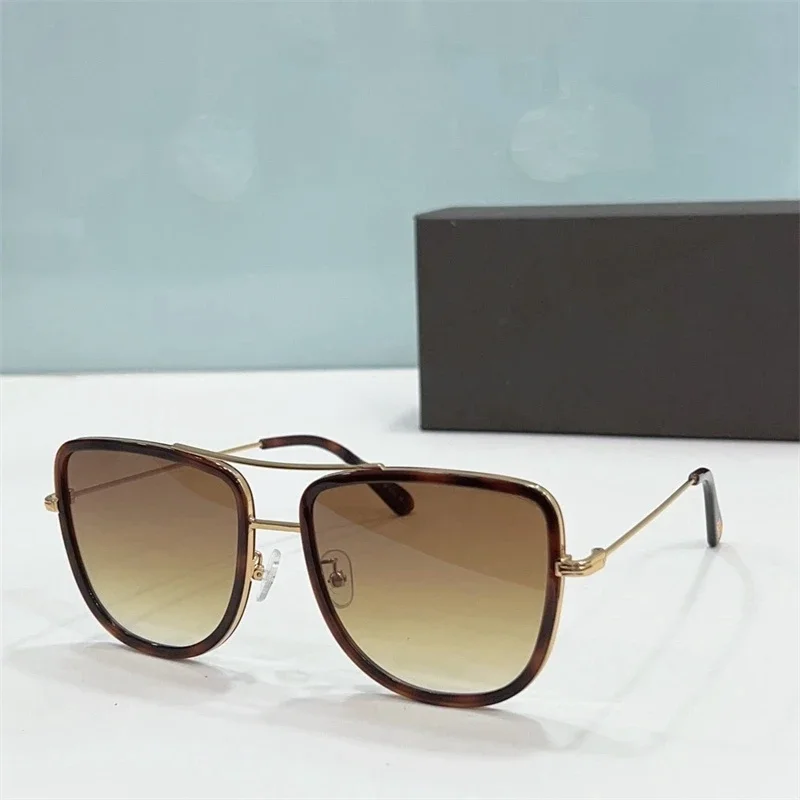 

Luxury Brand Tom Metal Men Women Sunglasses FT0759 Fashion Pilot Sun Glasses for Men TINA Gafas De Sol Para Mujeres