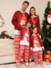 Merry Christmas Family Pajamas Shirts Family Xmas T-Shirts Mommy Father Son Daughter Me T-Shirt Family Matching Clothes Wear 1