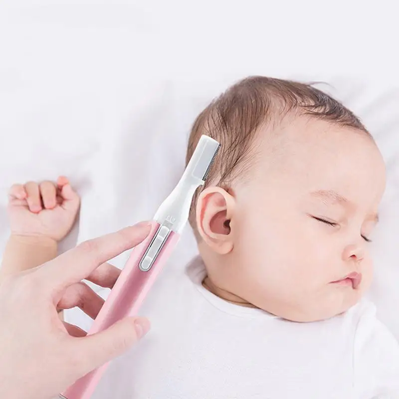 Eyebrow Trimmer Set Eyebrow Trimmer Eyebrow Razor Set Eyebrow Razor Facial Hair Remover Hair Remover Electric Eyebrow Razor Electric Facial Hair Eyebrow Trimmer Battery-Operated Painless Facial Hair Removal For Men Women Easy