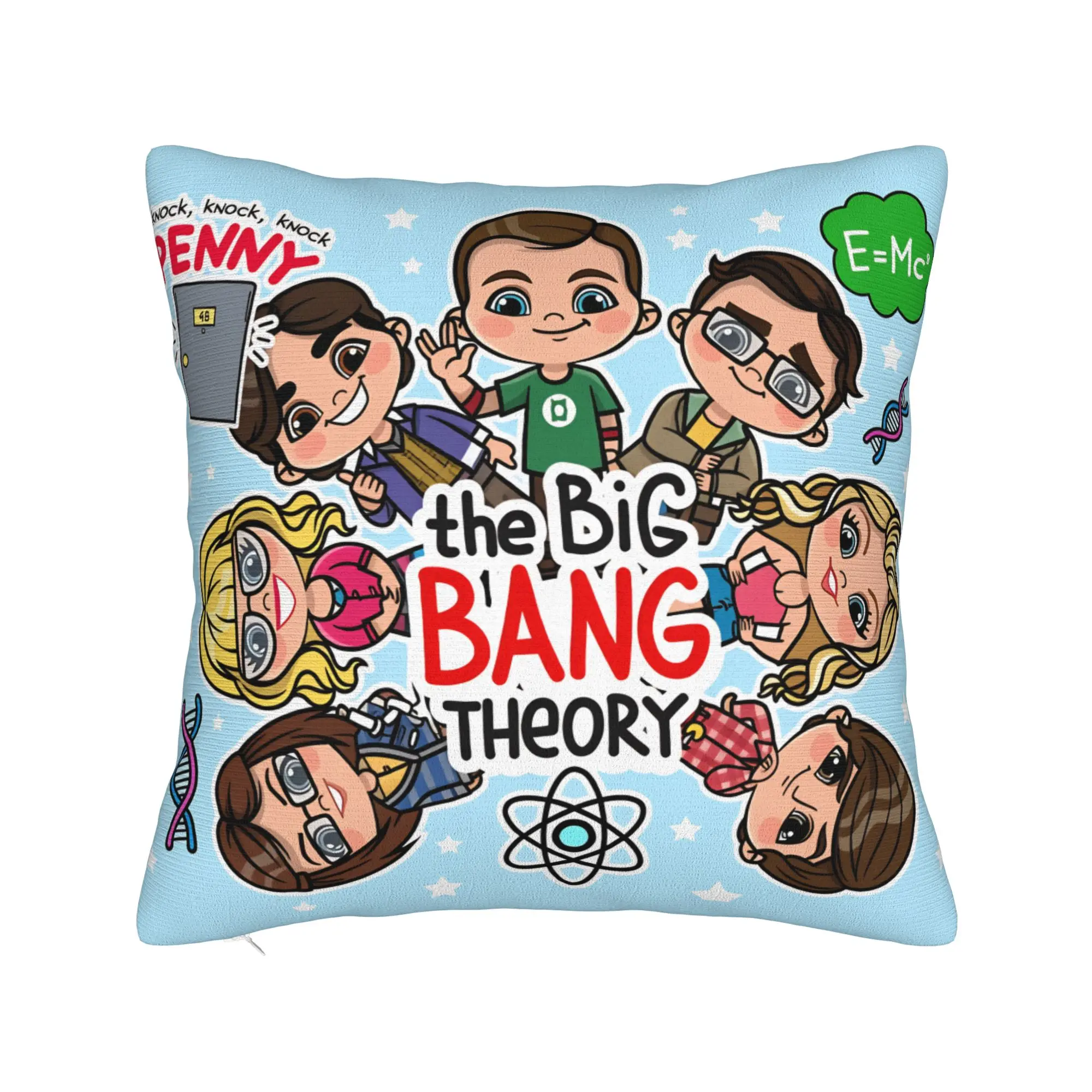 Funny TV Show-Inspired Pillowcase - Soft and Kawaii Decor for Couch, Sofa, or Bedroom