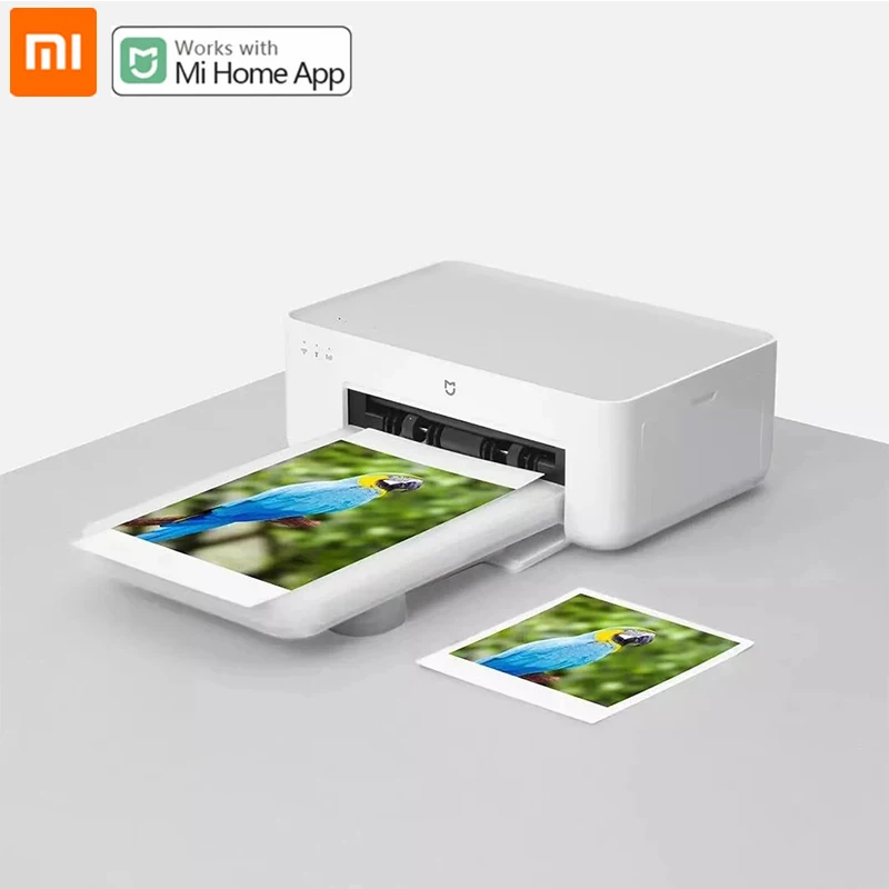 

Xiaomi Mijia фотопринтер 1S с высокой четкостью и сублимацией цвета, 3/6 дюймов, портативная фотобумага, портативный смарт-принтер с дистанционным управлением через приложение