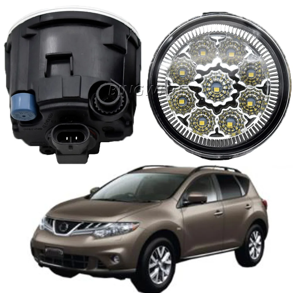 Per Nissan Murano Ii (Z51) 2008 2009 2010 2011 2012 2013 2014 Gruppo Fendinebbia Car Led Drl Fendinebbia Daytime Running Lamp 12V H11
