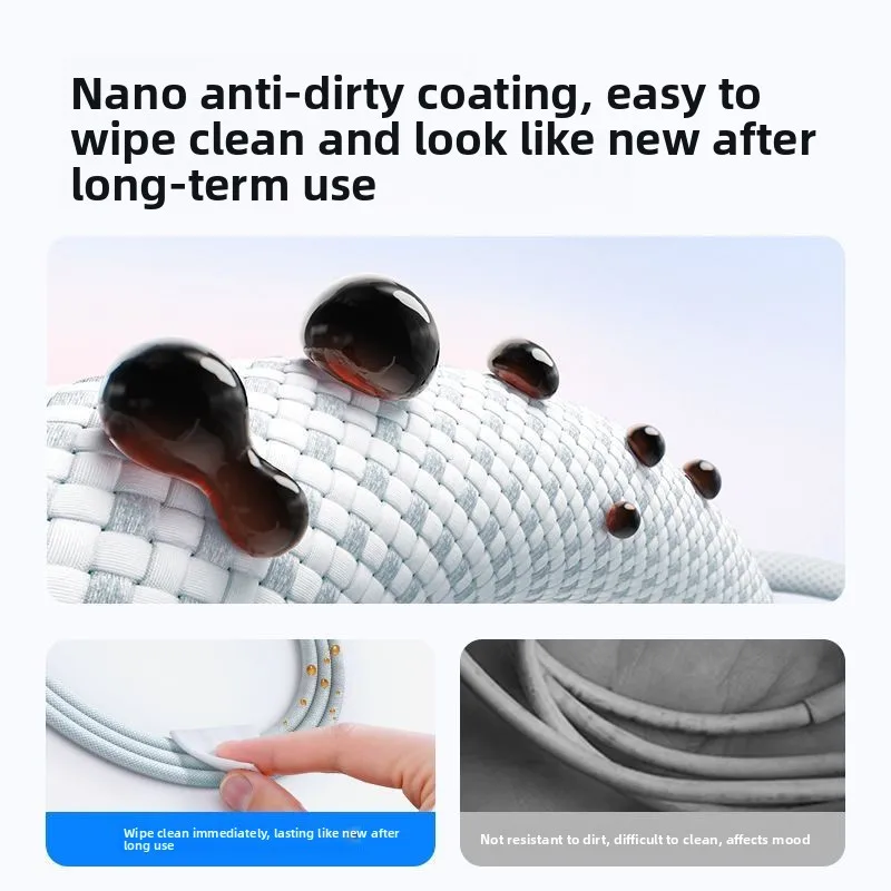 ANKER 140W 데이터 케이블 타입C 충전 케이블 더블 헤드 PD3.1 애플 17 화웨이 맥북 호환