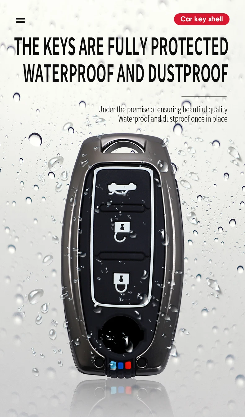 Astuccio portachiavi in Gel di Silicone luminoso lega di zinco per Nissan Qashqai J10 J11 x-trail T31 T32 tira Tiida Pathfinder Murano Note Juke 14 Astuccio portachiavi in Gel di Silicone luminoso lega di zinco per Nissan Qashqai J10 J11 x-trail T31 T32 tira Tiida Pathfinder Murano Note Juke - S4942440541c748e7aa6a54a52ada3574O