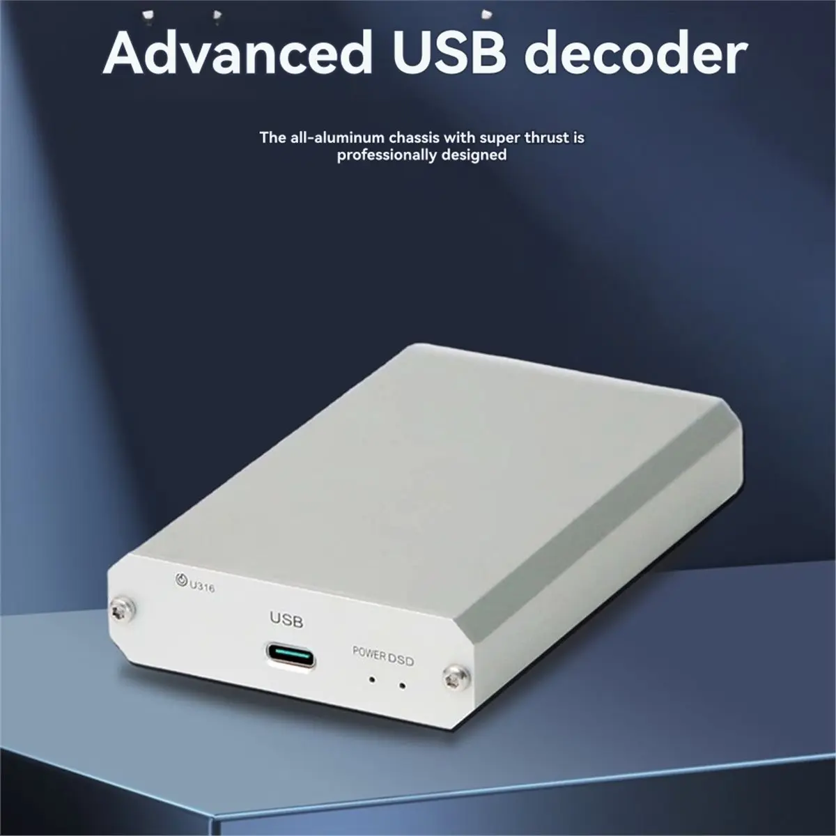 (A32M) 휴대용 풀 밸런스 DAC 헤드폰 앰프 ES9039Q2M DAC USB XMOS316 DSD64-512 AMP 오디오 디코더