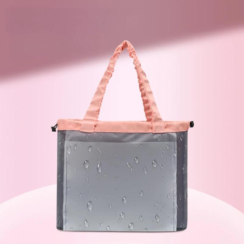 New Adult Single Shoulder Bag Memory Knitting Fabric Dry Wet Separate Swimming Gym Sports Fitness Toiletries Storage Organizer 4