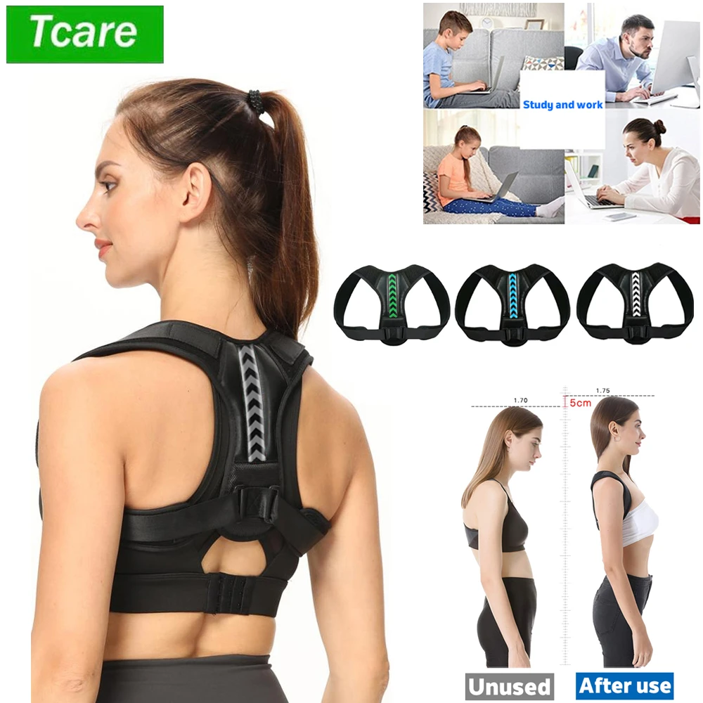 de postura ajustable para y hombros, soporte para columna vertebral, cuello, deportes, escuela, hogar y oficina, adultos y niños|Abrazaderas y soportes| - AliExpress