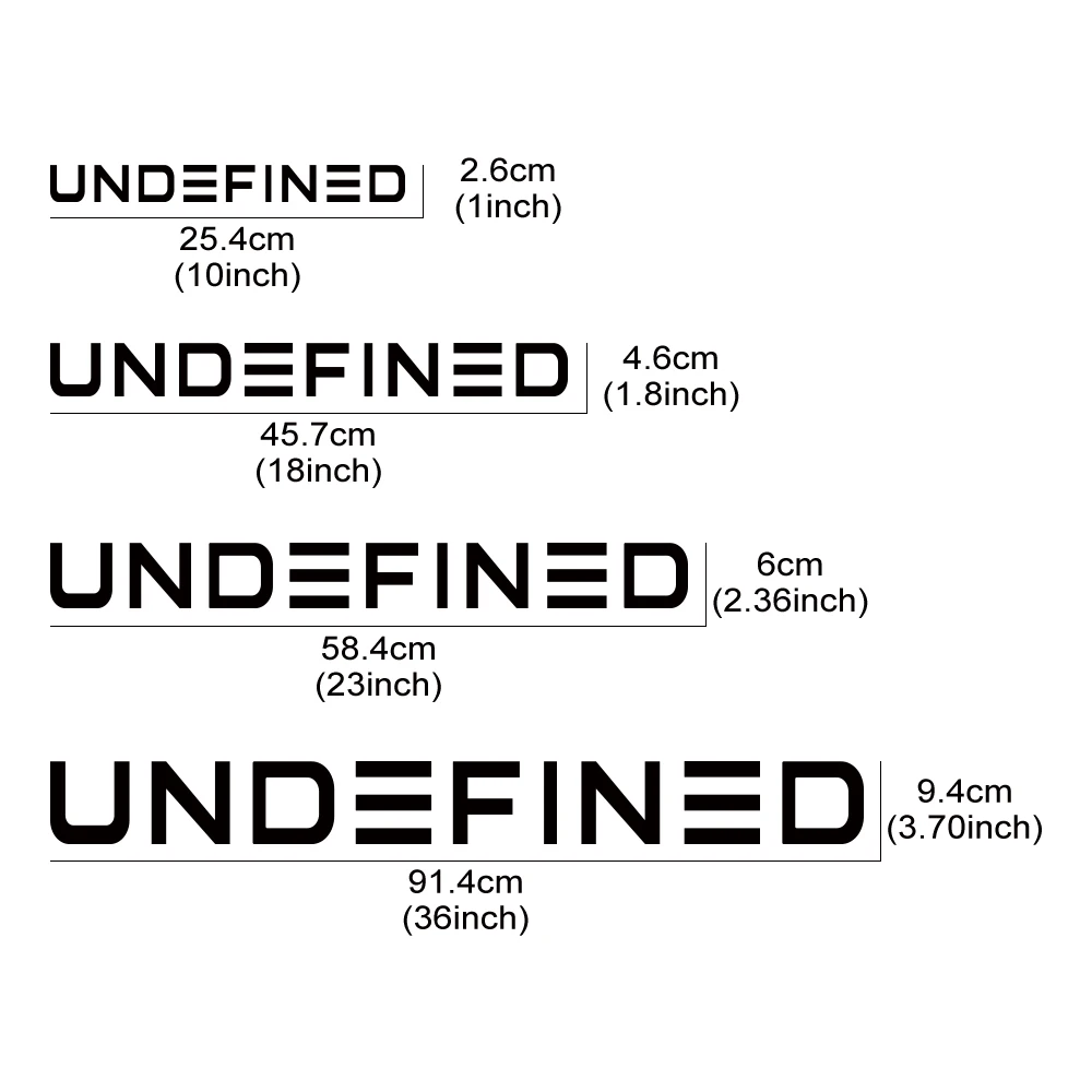 UDEFINED 자동차 스티커 스타일링 차체 창 앞 유리 범퍼 오토바이 장식, 비닐 필름 데칼, 자동차 액세서리, 4 가지 크기