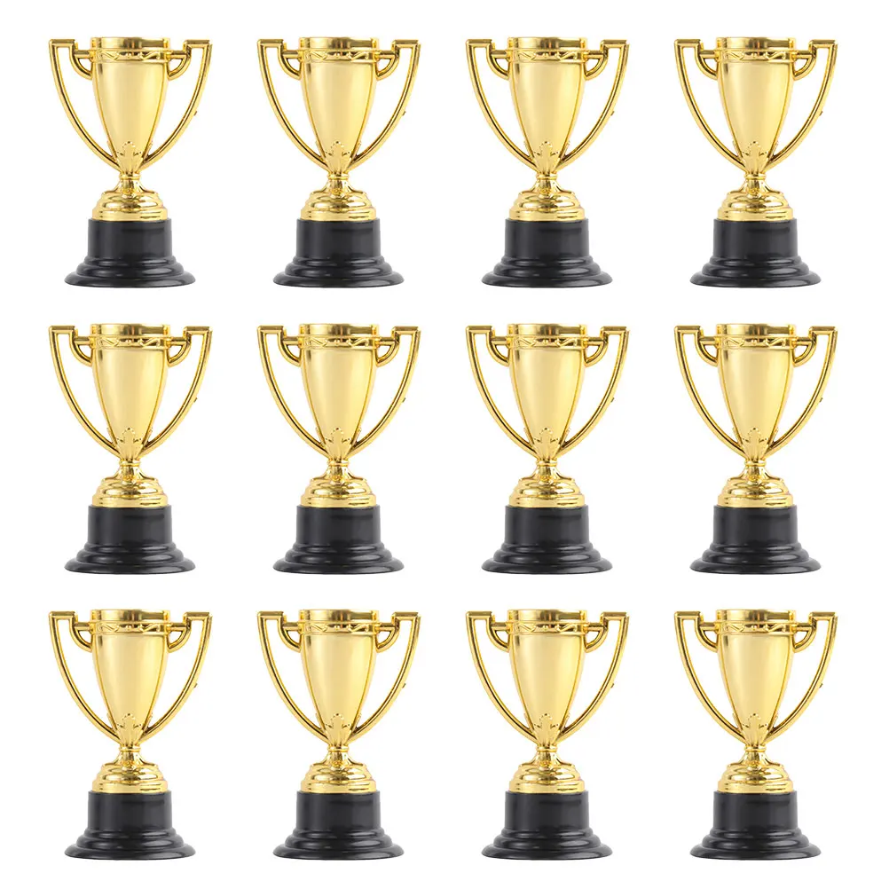 

16pcs Plastic Trophies Winner Trophies Childrens Award Toys Trophy Toys For Children'S Sports Day School Matches 2024 New