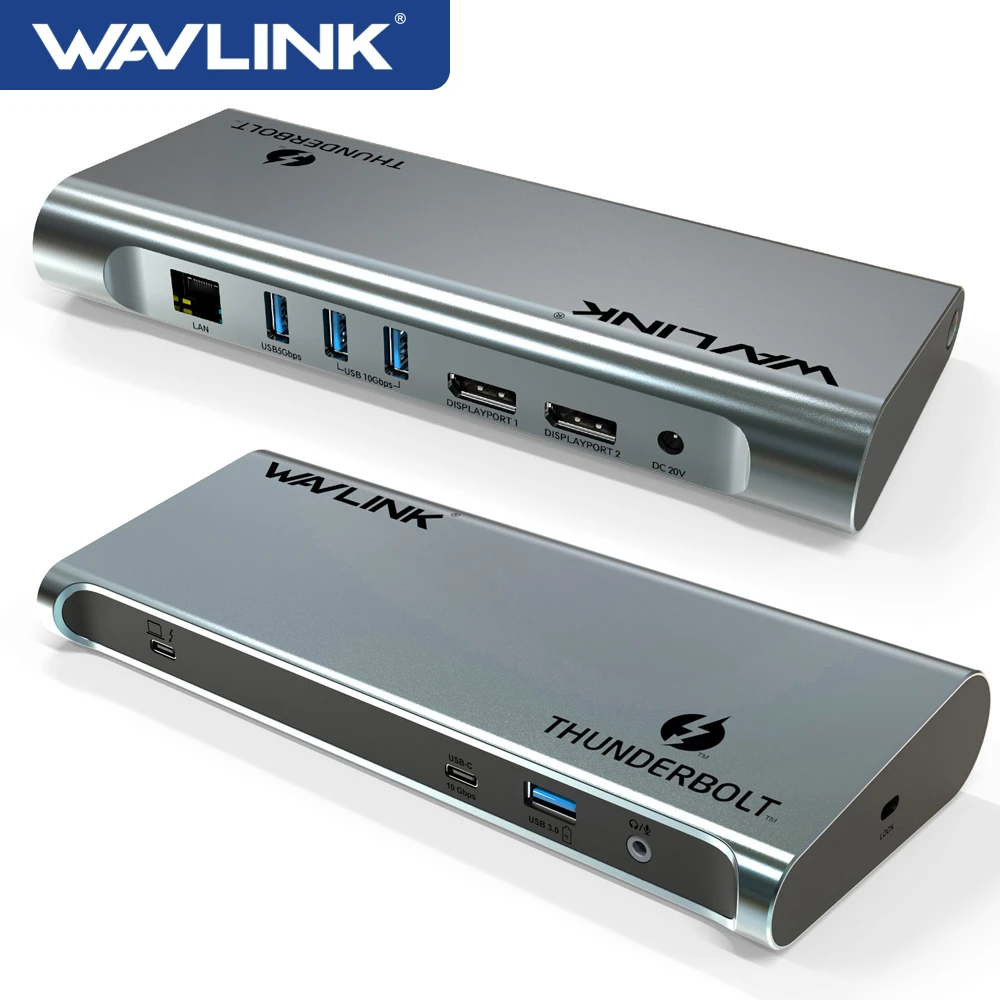 Stacja Dokujaca Thunderbolt 3 Laptop 8k Podwojny Wyswietlacz Displayport Podwojny Wyswietlacz 4k Full Hd Z Usb Gigabit Ethernet Dla Systemu Mac Os Windows Stacje Dokujace Do Laptopow Aliexpress