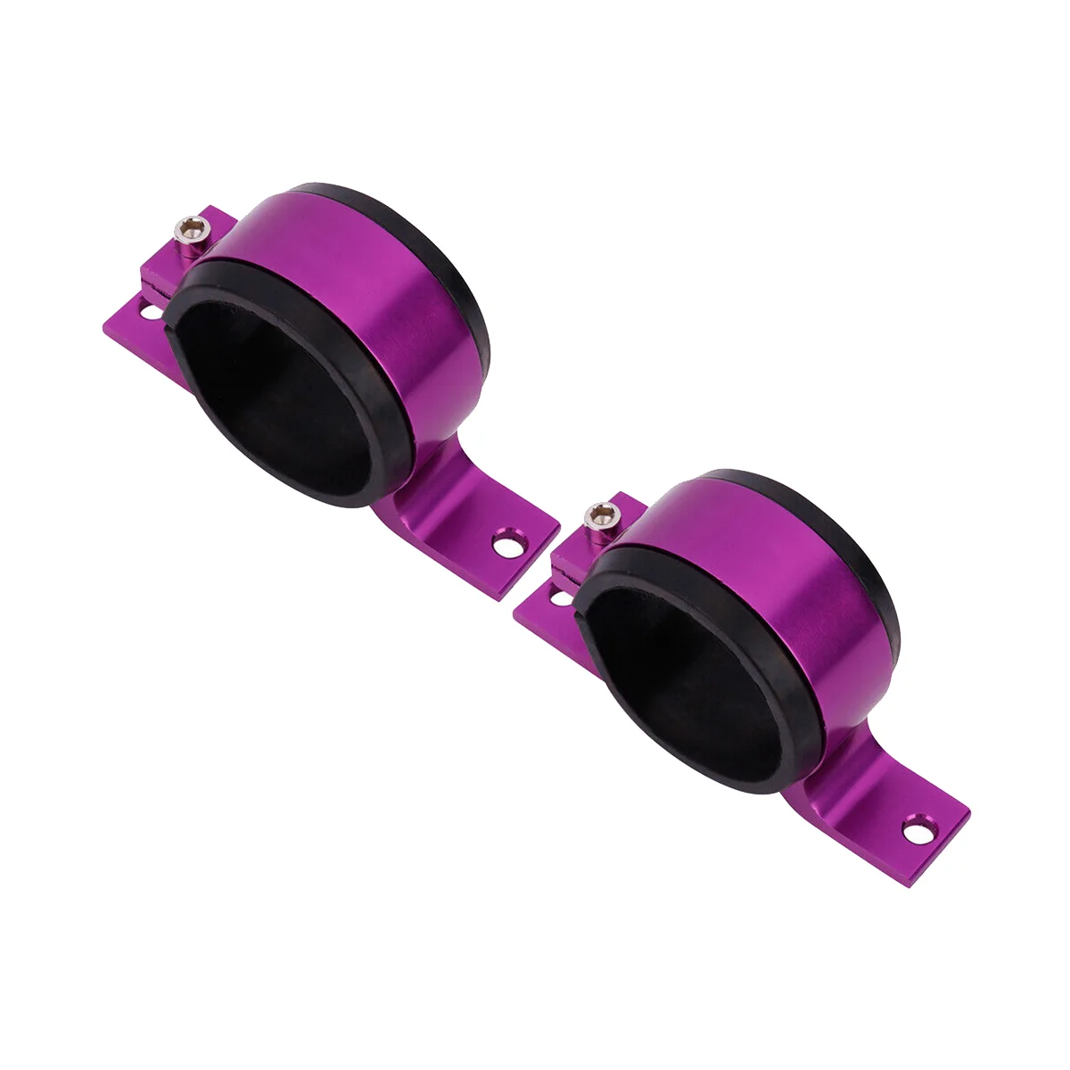 

2PCS Purple 60Mm Fuel Pump Single Mount Bracket Fuel Filter External Bracket Clamp Cradle for 044 BOSCH 380LPH 300LPH