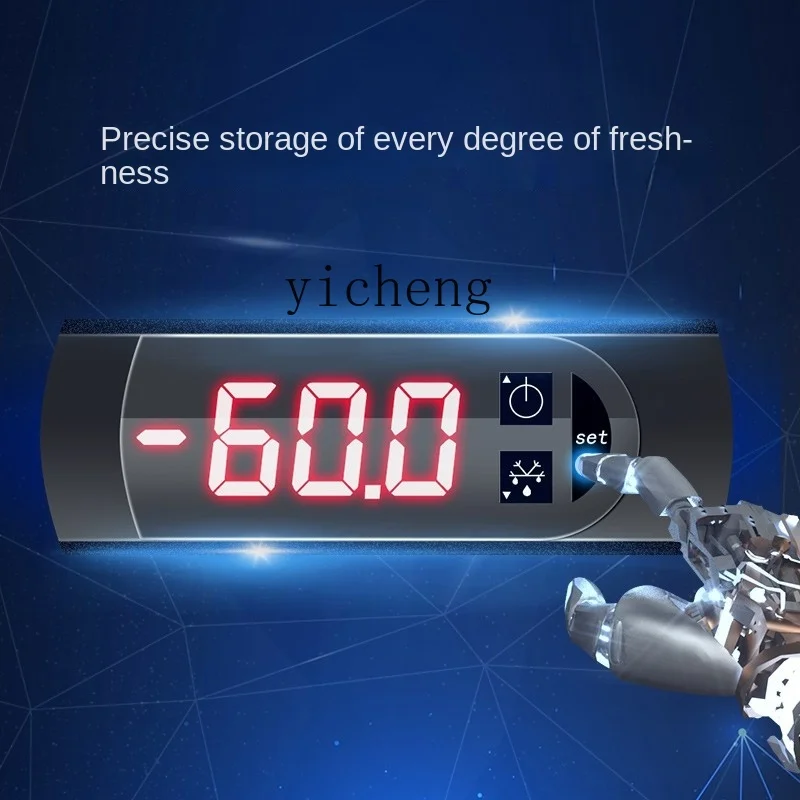 Aucma Home Use and Commercial Use Freezer Ultra-Low Temperature Quick Freezing minus-60 Degrees Tuna Salmon Cabinet Freezer