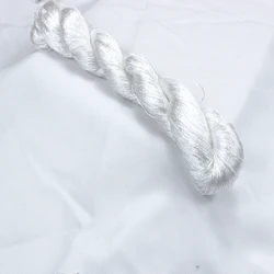 Premium Silk Embroidery Thread - 400m Spool - 100% Pure Silk - Black, White & 4 Vibrant Colors (2)