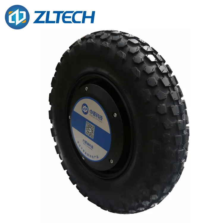 

ZLTECH 15 дюймов 48 в 800 Вт 200 кг нагрузка 4096 линейный магнитный кодировщик BLDC Ступица колеса сервомотор двигатель для уличного осмотра робот