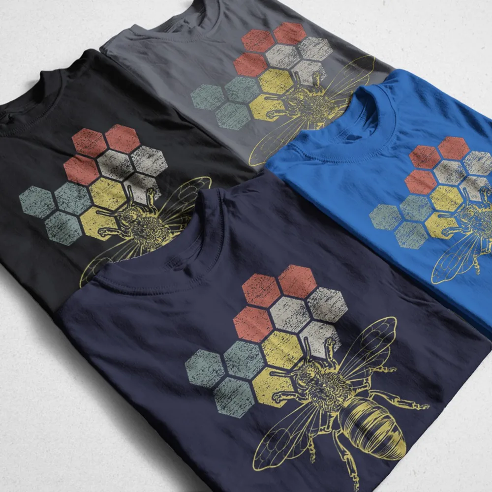 100% Cotton Bees Print Unisex T Shirts