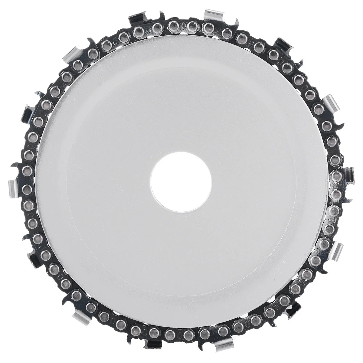 5 Inch Diameter 22mm Arbor Wood Carving Disc 14 Tooth Cut Chainsaw Disc for Angle Grinders Cut Carve Shape