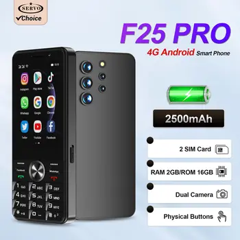 SERVO F25 PRO 4G LTE Smartphone 3.5" Touch Screen Camera 2+16GB Google Play  2500mAh Android 8.1 Button Smart Cellphone Dual SIM