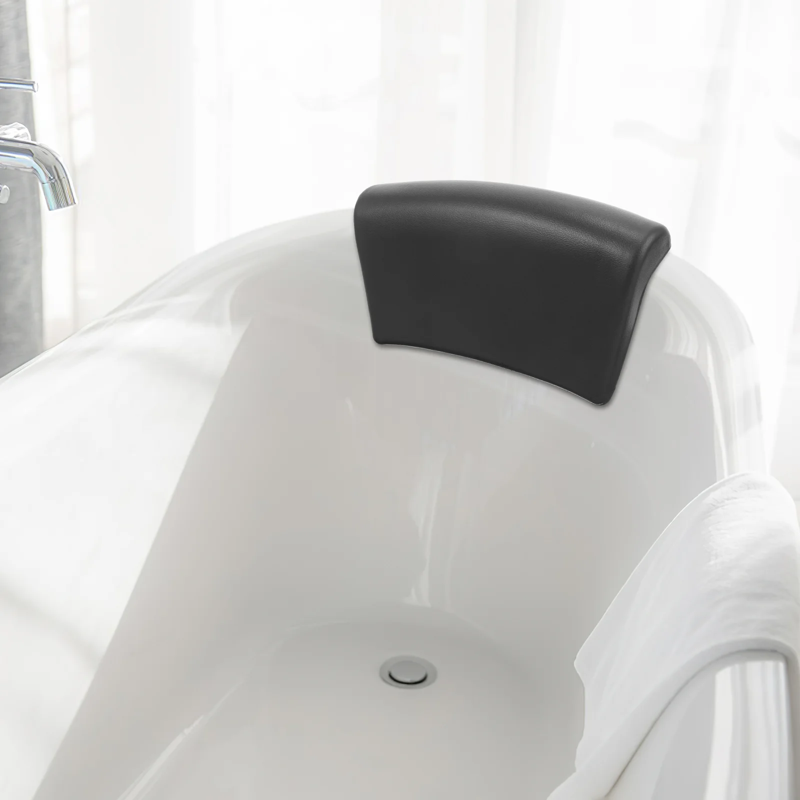 

Bathtub Pillow Back Cushion Neck Support Head Non-slip Pillows for Pu Anti-slip