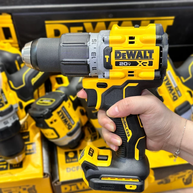 Dewalt taladro de impacto sin escobillas DCD805, taladro de impacto eléctrico inalámbrico, regulación de velocidad continua, herramientas eléctricas recargables de 1/2 pulgadas, 20V - Imagen 2