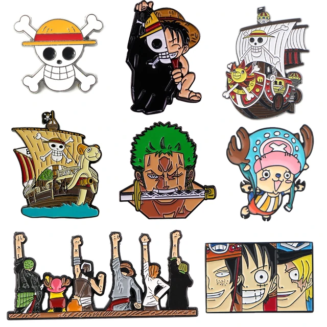 One Piece Enamel Pin Brooch Cute Anime Metal Lapel Pins for Backpacks  Brooches for Women Anime Luffy Devil Fruit Jewelry - AliExpress