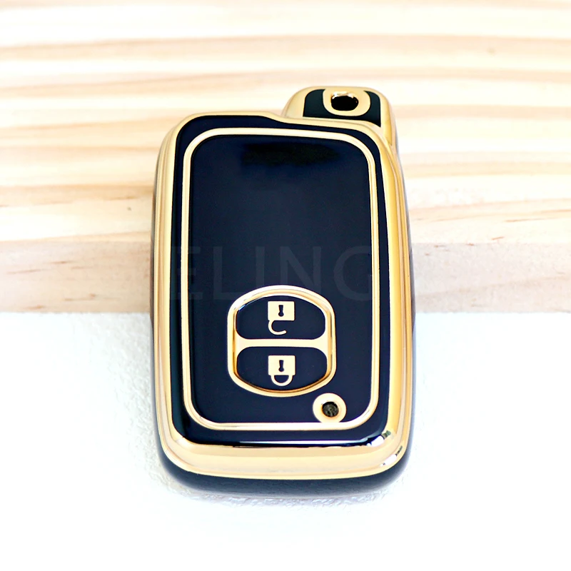 TPU Car Key Case Cover for Toyota Camry Crown Majesta Highlander Land Cruiser Prado Kluger Mark X Subaru Foreste XV Protector 3