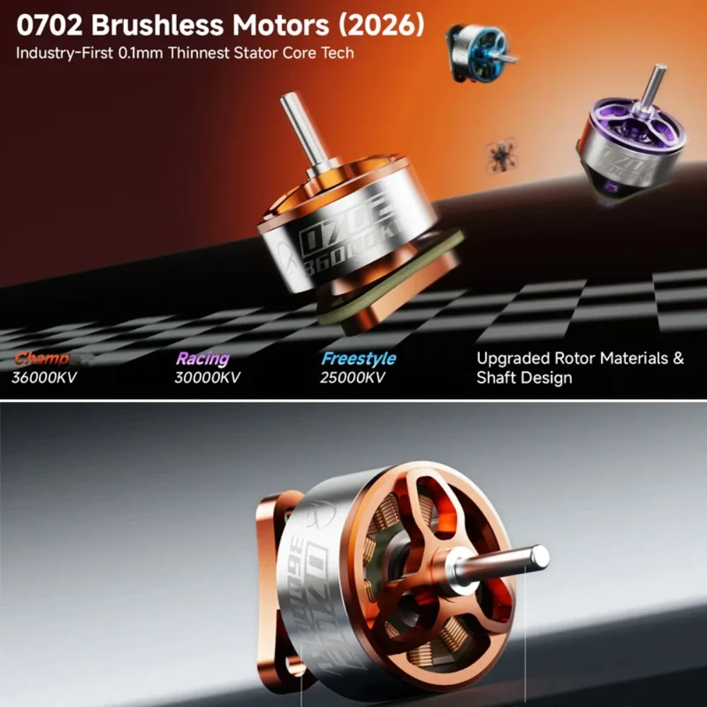 Moteurs Brushless 0702 2026 pour Air65 II - Champion/Racing/Freestyle