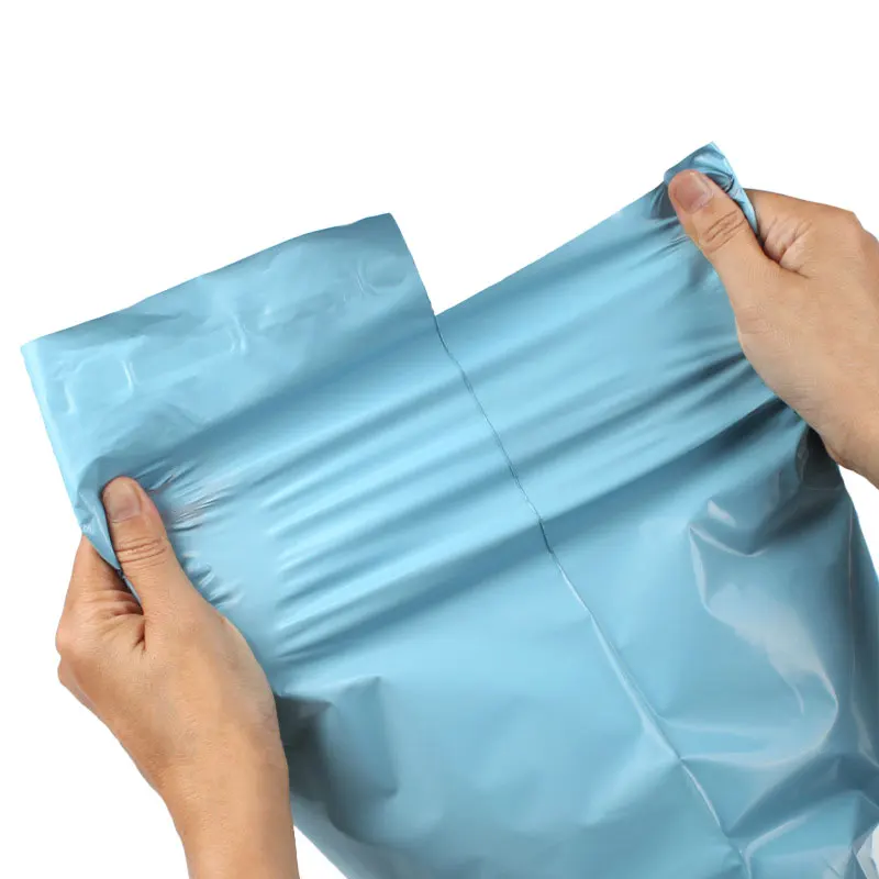 INPLUSTOP 블루 익스프레스 메일 링 가방 폴리 배송 방수 블루 운송 의류 보관 주머니 Thicken Courier Bags