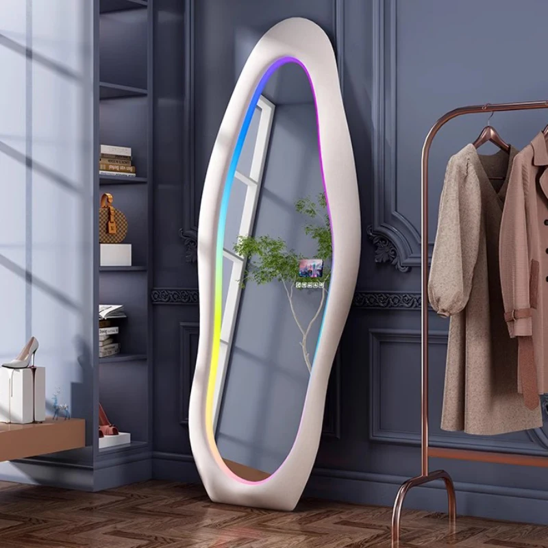 Korean-Aesthetic-Led-Mirror-Vanity-Luxury-Full-Length-Cute-Kawaii-Big ...