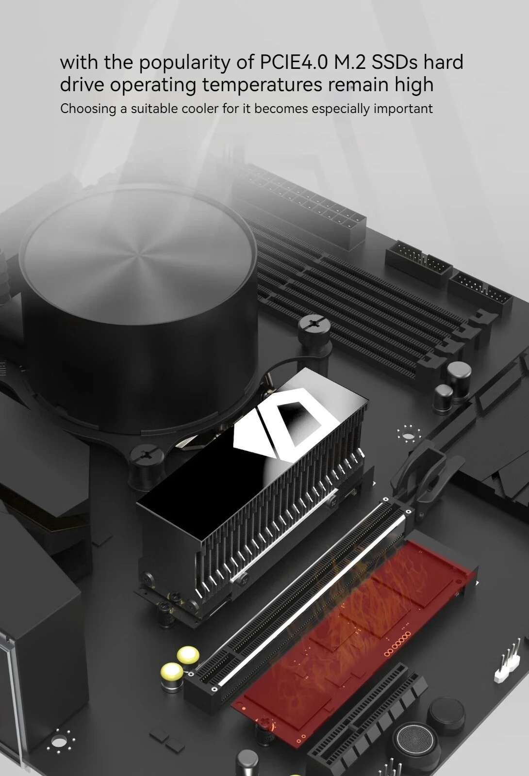 ID-COOLING ZERO M15 M.2 Solid State Heat Sink Nvme 2280 Radiator M.2 SSD Cooler