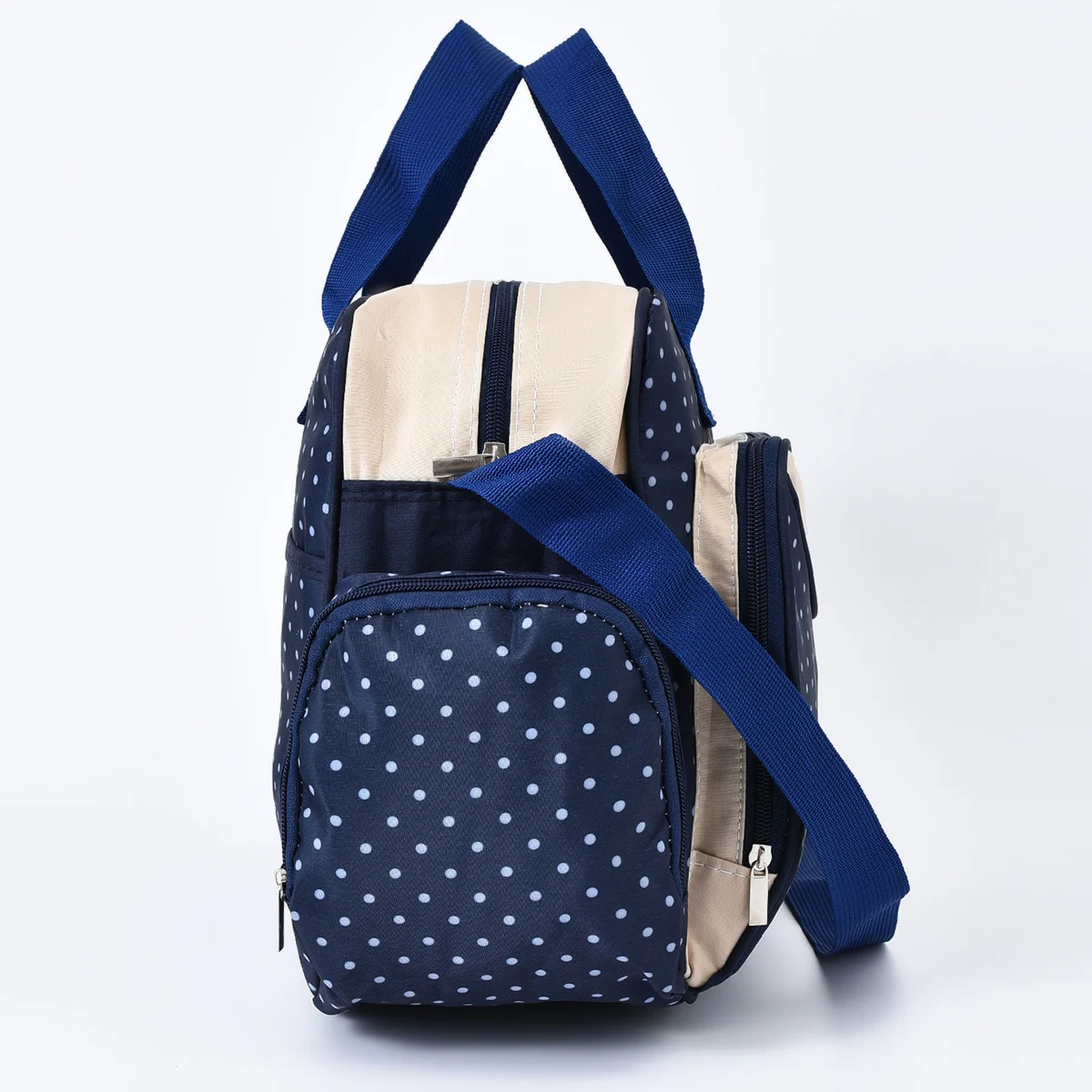 حقيبة Smommy بتصميم منقط للأم والطفل، حقيبة كتف كب...