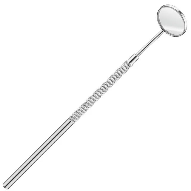 Miroir buccal de laboratoire dentaire en acier inoxydable, 16cm, outil de soins d'hygiène buccale, clinique de dentiste détachable, miroir d'inspection de blanchiment des dents 5