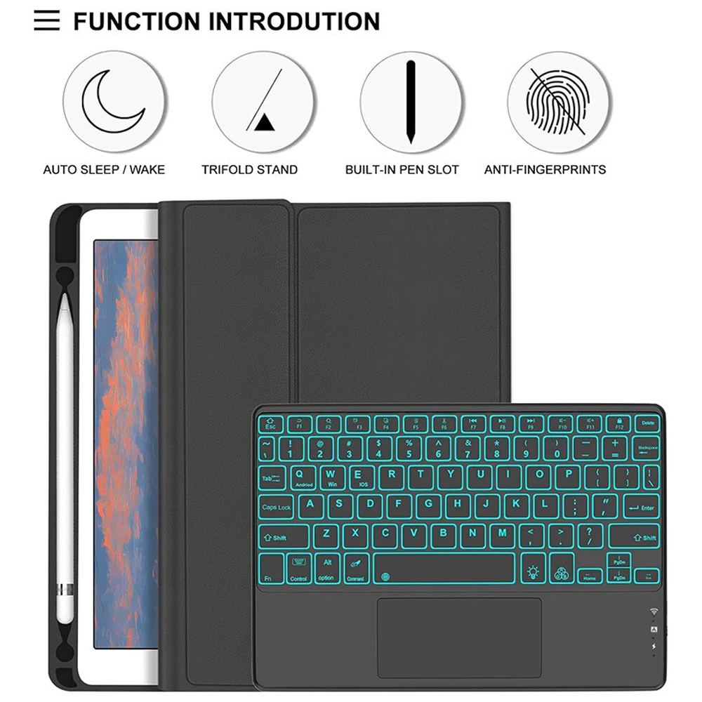 Bluetooth Keyboard Case and Cover