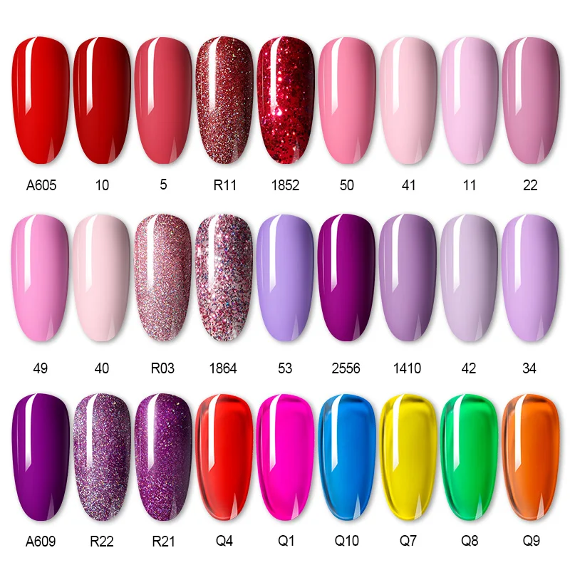 ROSALIND Nail Gel Polish Glitter Series Gel Varnishes All For Manicure Soak Off UV Lamp Nails Art Semi Permanent Gel Polish