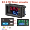 DC 4-28V Digital Display PWM High Power Governor Frequency Measuring Instrument 1HZ~160KHZ Duty Cycle Adjustable 0~100% 1