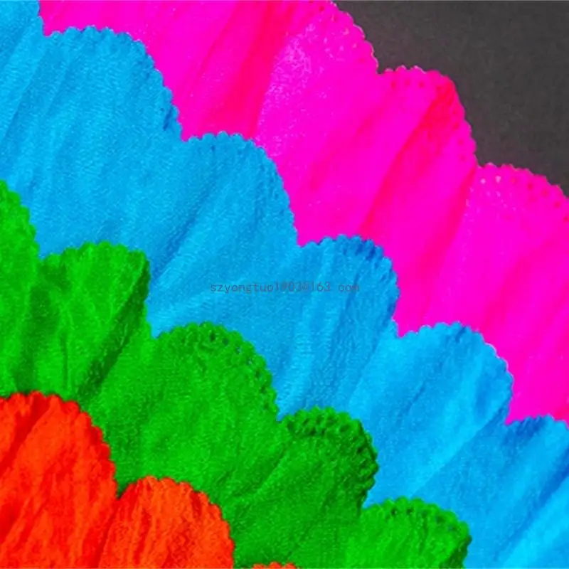 Professional Faux Silk Belly Dance Fan Veils Elegant Long Dancing Fan for Dance Enthusiasts Teachers Students 150cm